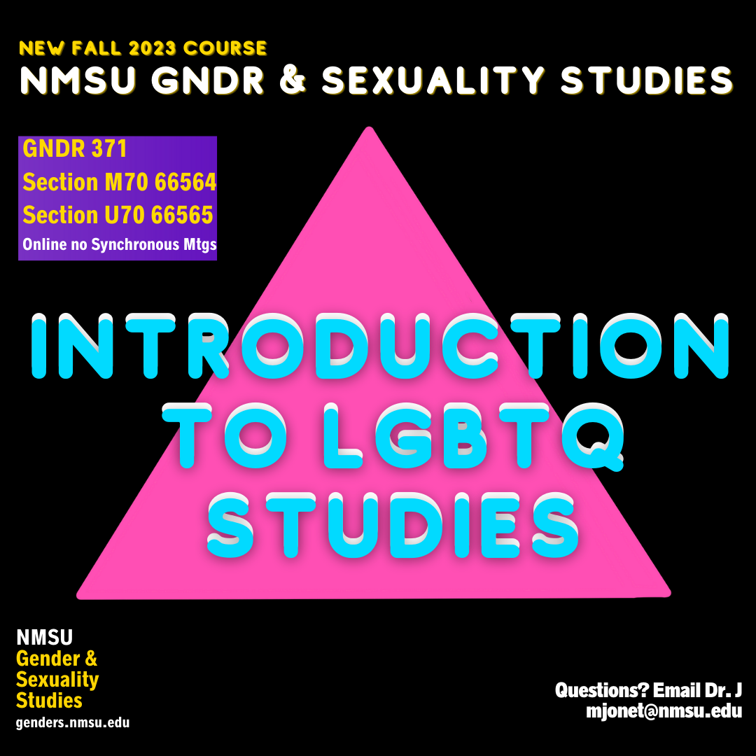 Fall 2023 Intro LGBTQ Studies
